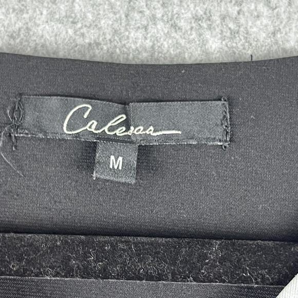 Calessa Tunic Top Womens Medium Abstract Colorful Flutter Sleeve Bold Artsy - Picture 5 of 14